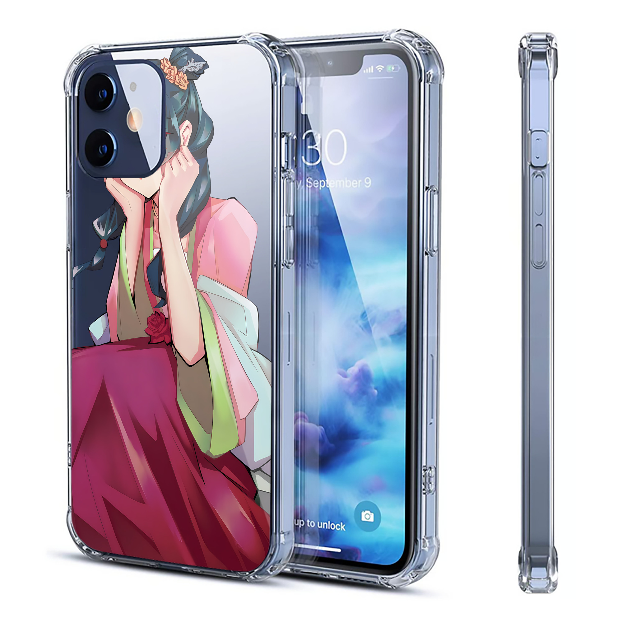 （画像用） 薬屋のひとりごと The Apothecary Diaries 【iPhone 12シリーズ対応】透明スマホケース（クリアソフトケース）